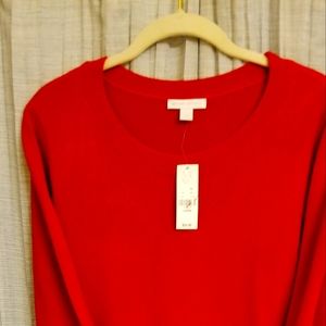 Nwt Red NY&Co Sweater